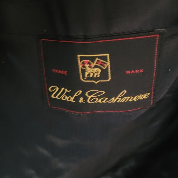 Oscar de la Renta Black Pea Coat - Picture 9 of 9